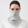 Szaliki ochrona UV Silk Mask Proof BIB Summer Face Szyja okładka wisząca osłona osłona wiatrówek