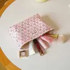 Organizador cosmético Pink Love Saco de cosméticos femininos de grande capacidade Cosméticos Cuidados com a pele Bolsa de armazenamento Bolsa de produtos de higiene pessoal Handy