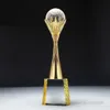 Trophée de métal de pari personnalisé Gold Silver Bronze Universal Trophy adapté au golf de basket-ball Volleyball Earth Football Tennis 240424