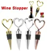 Herzförmige Metallweinstopper Werkzeuge Flaschen Stopper Party Hochzeitsbevorzugung Geschenk versiegelte Alkoholflasche Ausgieße Cover Küche Barwar6922468