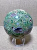 Figurine decorative Foresta pluviale naturale sfera sfera Frea libera intaglio Reiki Healing Stone Decorazione squisita