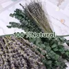 Fiori decorativi 20/10 pezzi Bundle eucalipto essiccato per doccia sospeso di lavanda bouquet naturale foglie conservate fragranza