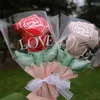 Party Decoration 2024 Handhold Rose Flower Balloons Mini Shaped Aluminum Film Mother'S Day Decorations Wedding Supplies
