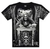 2024 Letnia moda T-shirt 3D Skull Print Serie