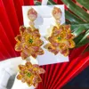 Boucles d'oreilles en peluche missvikki fleurs de luxe 3pcs ensembles de bracele