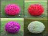 30 CM 12quotArtificial Encryption Rose Silk Flower Kissing Balls Hanging Ball Christmas Ornaments Wedding Party Decorations 5pcs3067196