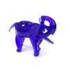 Murano Glass Elefant Figur Handwerk Ornamente Süßes Tier kleine Statue Wohnkollektion Festival Party Weihnachtsgeschenke für Kinder 240426