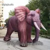 Groothandel paradeprestaties gesimuleerd opblaasbare olifant 2m/3m/5m Hoogte Blow Up Bruin Elephant Model voor City Holiday Event