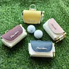 Mini Golf Ball Sac taille portable Multi Style Story Story Golfer Gift with 2 Tees Holder Accessory Supplies 240425