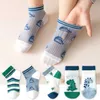 Детские носки 5 пары/много детских хлопковые сетчатые чулки для новорожденных новорожденных.