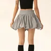 Rokken Gaono dames y2k bubble mini rok ruches zoom geplooid korte hoge taille gezwollen a-line wijd uitlopende streetwear