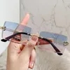 Okulary przeciwsłoneczne 2024 Bezpośrednie krawędź moda letnie okulary damskie przezroczyste wielokolorowe soczewki Uv400 luksusowe okulary kobiety