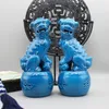Paar foo dogsfu honden boeddha honden Chinese voogd leeuwen keramische sculptuur 240429