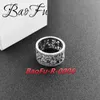 Klusterringar hög kvalitet 925 sterling silver ring ljus flytande låda romantisk glöm mig inte för ursprungliga europeiska damsmycken