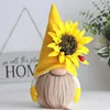 Figurines décoratives Sunflower Bumble Bee Gnome rayé Gnome scandinave tomte nisse Elfs de miel suédois maison Poupée en peluche