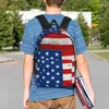 Backpack American Flag Backpacks Teenager Bookbag Fashion Students School Tassen Laptop Rucksack Schoudertas Grote capaciteit