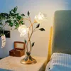Lampade da tavolo Anita Lampada contemporanea Pastorale francese LED Creative Flower soggiorno camera da letto e studia la scrivania della decorazione per la casa