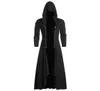 Men039s Jacken Retro Long Trench Coat Dampf Punk Gothic Wind Cloak Kapuze -Windbreaker Jacke Fashion Plain Cap Strickjacke Casaco3360811