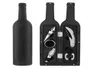 5in1 Conjunto de presentes em forma de garrafa de vinho Openstopperdrip ringfoil cutterpourerCorkscrewwine ferramentas Defina acessórios de barra de barra6221999
