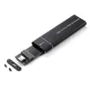 USB 3.1 à M.2 NVME PCIE SSD Boîtier, NVME M-Key to Type C Adapter Case pour NVME SSD, USB3.1 à M.2 NGFF SATA SSD Box NEW