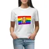 Polos femminile Gingerbrave Pride Design T-shirt Plus Tops Abbigliamento femminile magliette carine per le donne sciolte