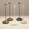 Настольные лампы Тип-C Перезаряжаемый творческий обеденный штрих светодиодный эль-бар Pina Pro Lampada Da Tavolo Декоративная лампа