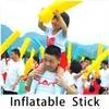 5 color inflatable balloon air stick children outdoor games family cheer stick props colorful balloon kid water sports 240423