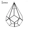 Sieradenzakken Vijfzijdig Rhombus Glass Table Top Diy Display Planter met swing voor sappig