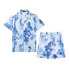 2024 MENS SOMMER DESIGNER Skjortor Fashion Hawaii Floral Print Casual Shirt Men Women Slim Fit Short Sleeve Beach Clothing