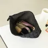 Cosmetische organisator zwarte dames make -uptas draagbare sanitair servet opbergtas grote capaciteit reistoiletiekas ins canvas tas y240503