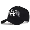 Ballkappen Unisex La Rose Stickerei Snapback Baseball Frühling und Herbst Outdoor Verstellbare Freizeithüte Sonnenschutzhut