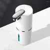 Flytande tvåldispenser 380 ml elektrisk sanitizer IPX5 Vattentät automatisk handbricka USB -laddning Infraröd sensor för badrumskök