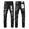 lila varumärke jeans mens designer lila jeans denim byxor avancerad av hög kvalitet design retro streetwear svettbyxor
