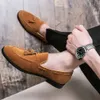 Mode suède kwastje vrije tijd heren zomer Italië stijl zachte mocassins loafers hoogwaardige schoenen mannen flats rijschoen