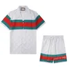 2024 MENS SOMMER DESIGNER Skjortor Fashion Hawaii Floral Print Casual Shirt Men Women Slim Fit Short Sleeve Beach Clothing