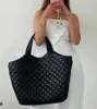 Kupper torba na torbę torebka torebka Wysokiej jakości maxi torba na zakupy w pikowanej jagnięcą kobiety duże torby na ramię crossbody luksusowe torebkę