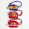 Dziecięcy plecaki japońska kreskówka Śliczna króliczka niedźwiedź kamera autobus haftowa torba na płótnie torby plecak dla dzieci Mochila 240424