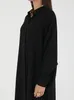 Roupas étnicas 2024 abayas para mulheres vestido muçulmano modesto maxi robe abaya kaftan vestidos eid roupas de oração arabiana islâmica dubai roupa