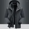 Herrenjacken Parkas Streetwear Motorrad Jacke Taktische Kleidung Kapuze Anorak Coats Spring Man Winter Windbrecher kurz