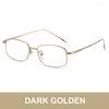Occhiali da sole cornici zirosat 8027 occhiali ottici in titanio puro telaio pieno-rim con occhiali per occhiali rx per occhiali maschili