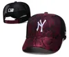 Street Ny Caps Cappelli da baseball Fashion Cappelli da uomo da donna Sports Ny Caps 16 Colori Cappuccetto in avanti Casquette Regolable Fit Hat