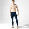 Thermisch ondergoed voor heren mode zachte sexy mannelijke fitness stretch comfortabele leggings running-sports training-broek broek lang johns