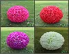 30 cm 12quotartificial Verschlüsselung Rose Seidenblume Küsse Kugeln Hängende Ball Weihnachten Ornamente Hochzeitsfeier Dekorationen 5pcs3665019