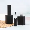 Storage Bottles 15ml Empty Nail Polishing Bottle Gel With Brush Glass Blending Touch-up Container Black