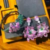 Boucles d'oreilles en peluche missvikki fleurs de luxe 3pcs ensembles de bracele