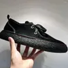 Casual Shoes Men Retro Suede Leather Non-Slip Sole Classic Sying Comant Slip-On Club Party Shoe Spring Summer