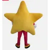 Tamanho adulto mascote de estrela figurina de desenho anime de desenho animado carnaval unissex adultos tamanho festa de aniversário de Natal ao ar livre