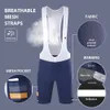 Fiets slabbetje shorts met zakken 4D Pad Ademende Bike Road Bike Bib Shorts Mens Bib Bottom WM0C05119 240428