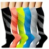 Chaussettes Hosiery Compression Chaussettes Homme Marathon Football Football Cycling Gym 20-30 mmhg Nylon Sports Chaussettes Médical Elastic Médical Grossesse Varicocele Swelling Y240504