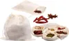 100 Pieces Reusable Drawstring Soup Bags Muslin Bag Straining Cheesecloth Bags Soups Gravy Broth Brew Stew Pouch for Coffee Tea B5366987